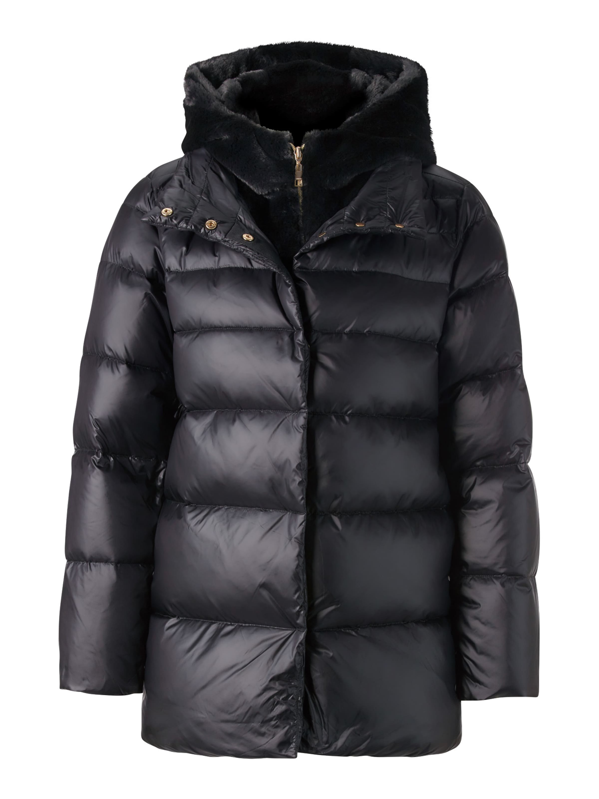 Rich & Royal Winterjacke in Schwarz: Vorderseite