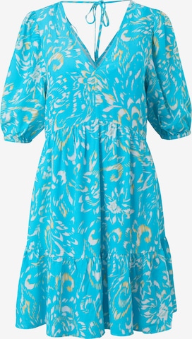 Robe d’été comma casual identity en bleu : devant