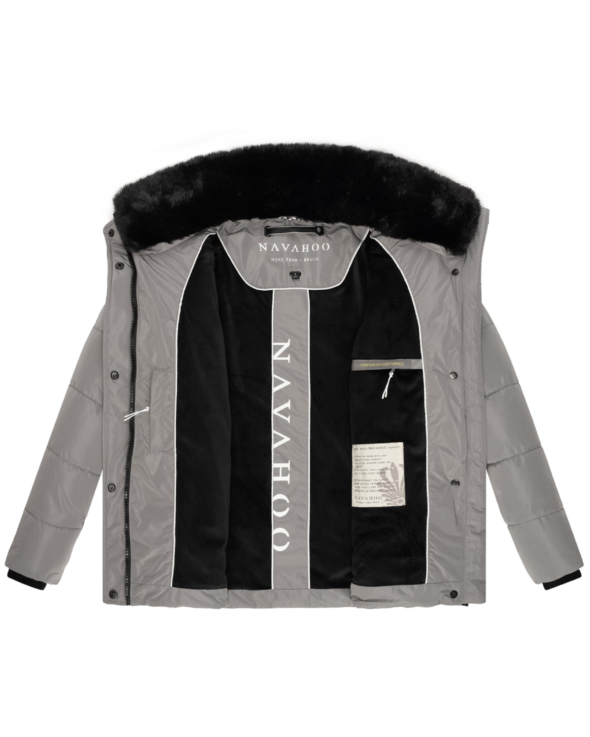 Geacă de iarnă 'Frostii XIV' de la NAVAHOO pe gri