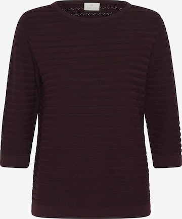 Pull-over Kaffe en rouge : devant