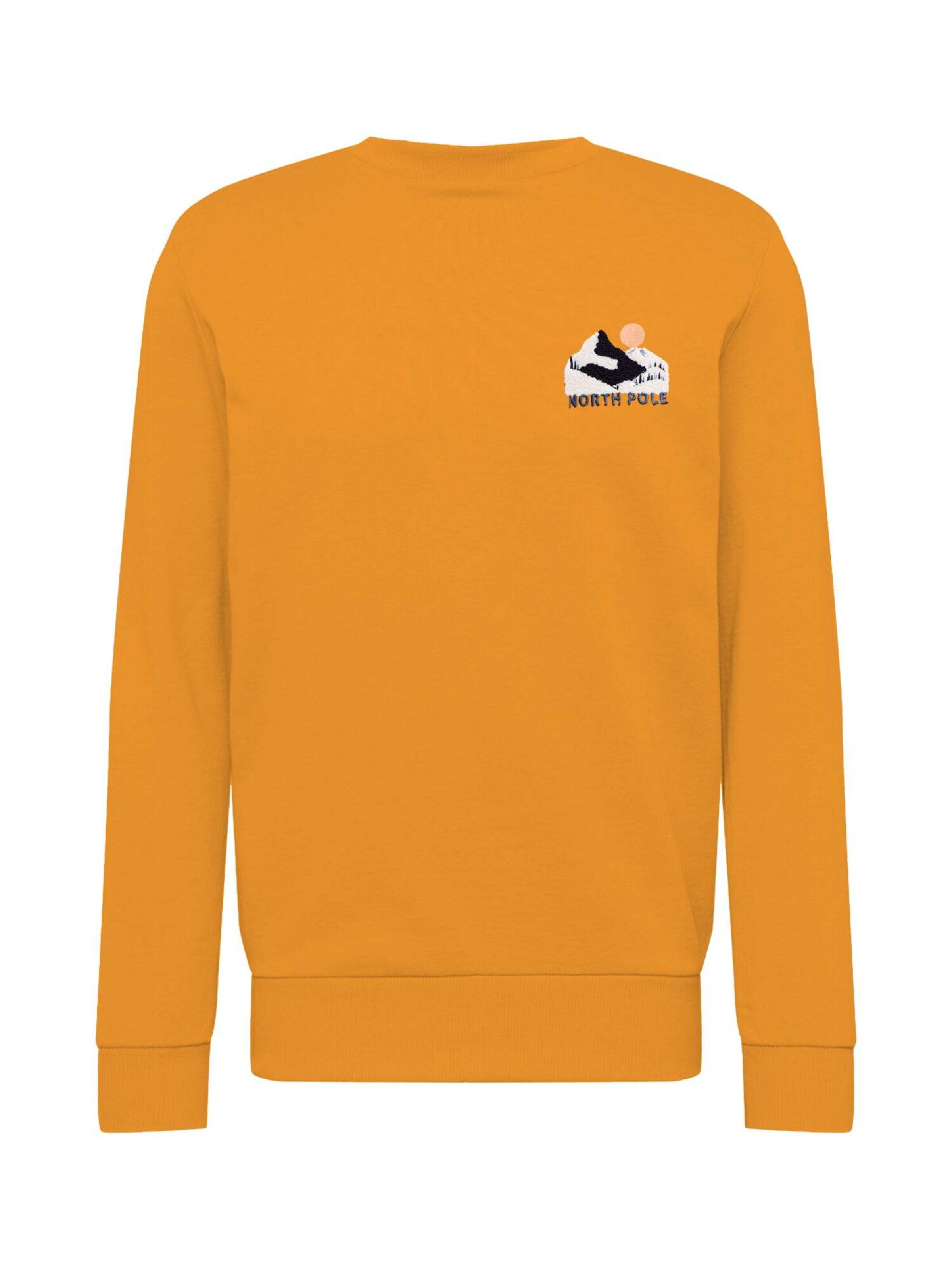 WESTMARK LONDON Sweatshirt 'Destination' i orange / sort / offwhite, Produktvisning