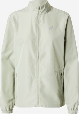 ASICS - Chaqueta deportiva en verde: frente