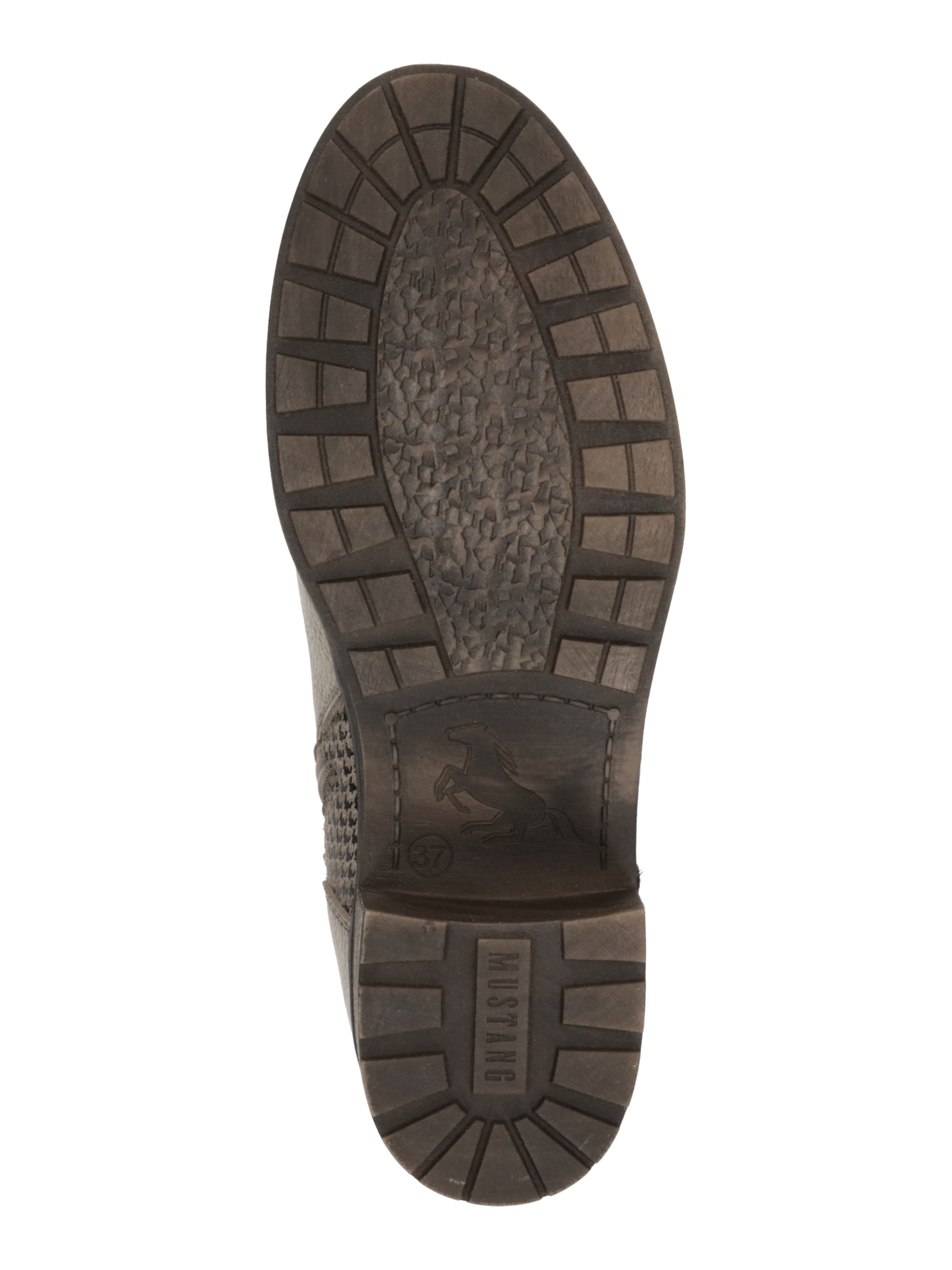 MUSTANG Lace-up bootie in Beige