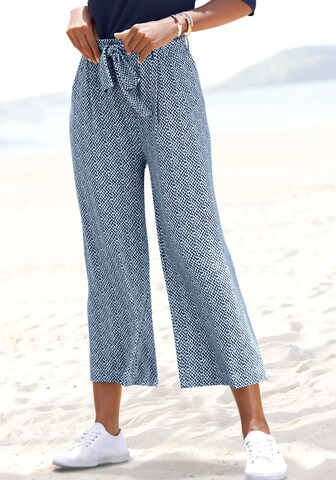 LASCANA Regular Pants in Blue: front