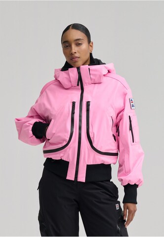 elho NOVA 3L PADDED PERFORMANCE BOMBER JACKET ' ' in Pink: Vorderseite