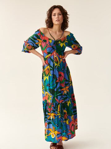 TATUUM - Vestido 'PALMIKO' em mistura de cores: frente
