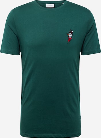 T-Shirt Lindbergh en vert : devant