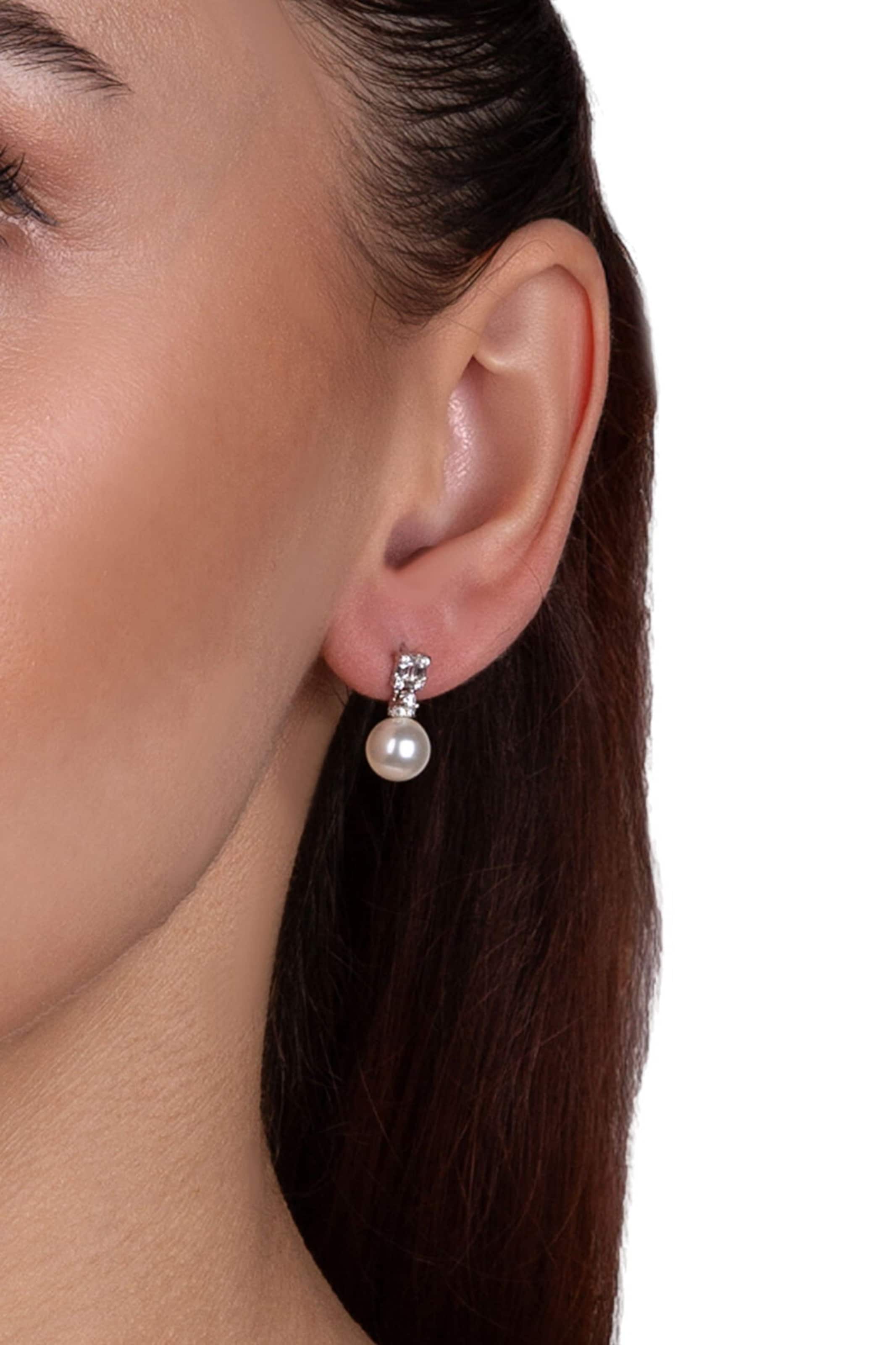 So Chic Ohrringe in Silber: Vorderseite