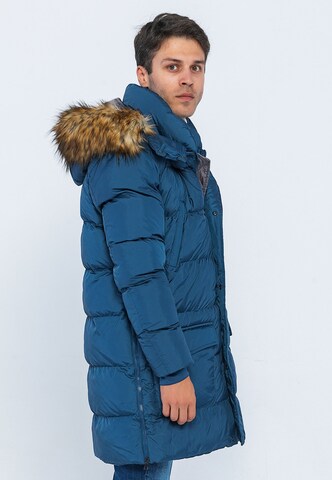 Manteau d’hiver 'Alberta' Giorgio di Mare en bleu