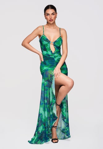 Ombre Avondjurk in Groen