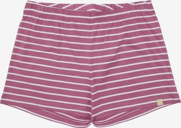 greenjama Short Pajama Set 'Jersey' in Purple: front