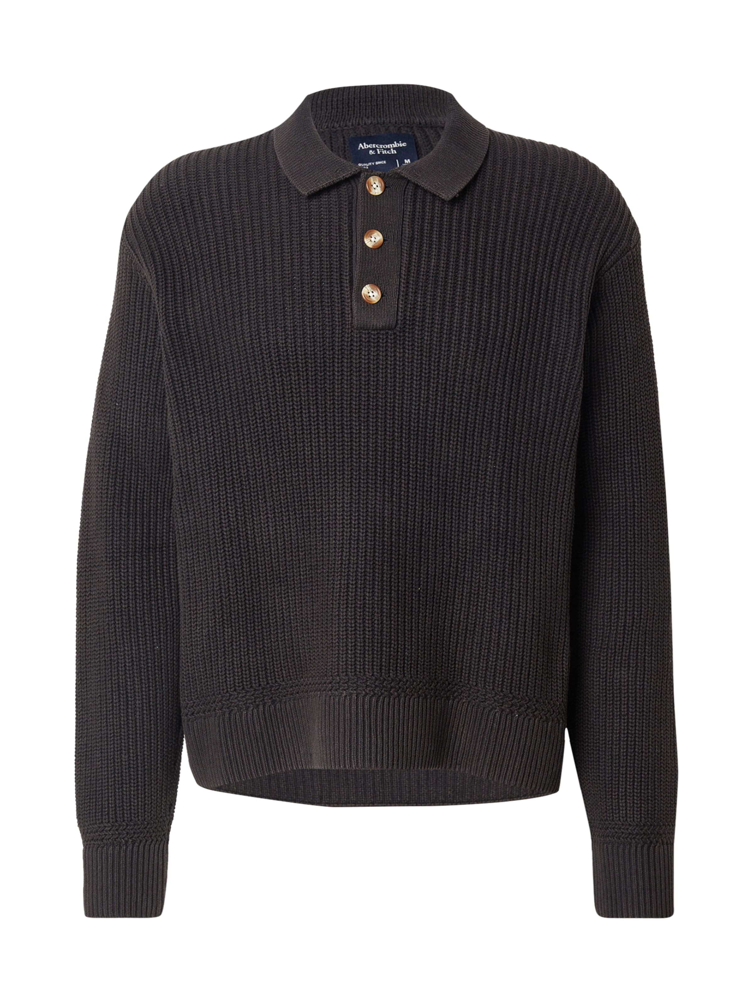 Abercrombie & Fitch Pullover in Schwarz: Vorderseite