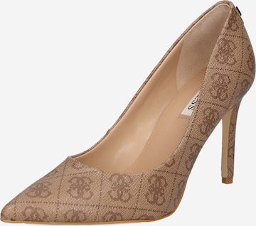 GUESS - Zapatos con plataforma 'Piera' en beige: frente