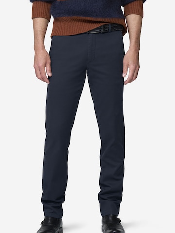 Regular Pantalon chino 'Bonn 2-5627' MEYER en bleu : devant
