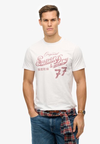 Superdry Shirt in Wit: voorkant