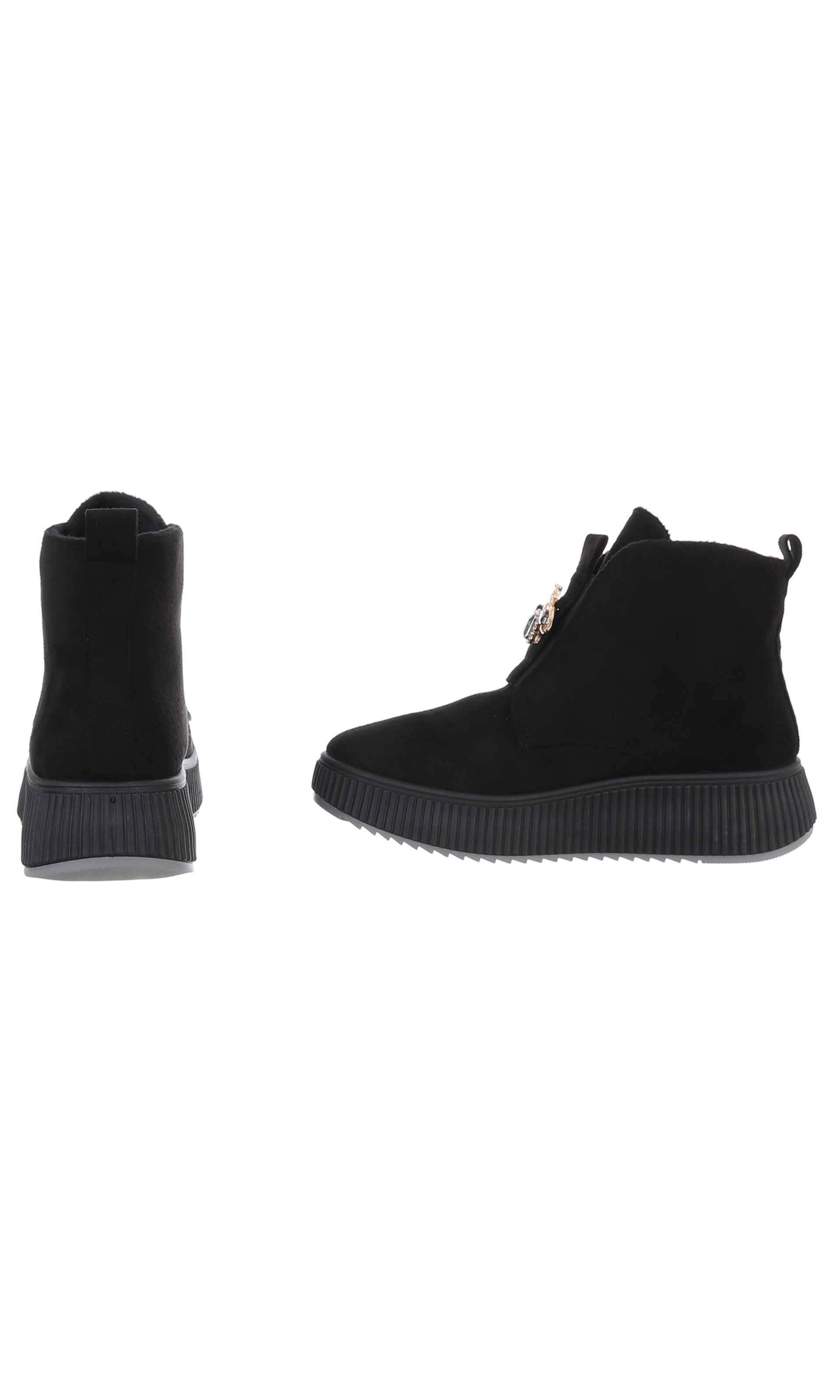 Ital-Design Stiefelette in Schwarz
