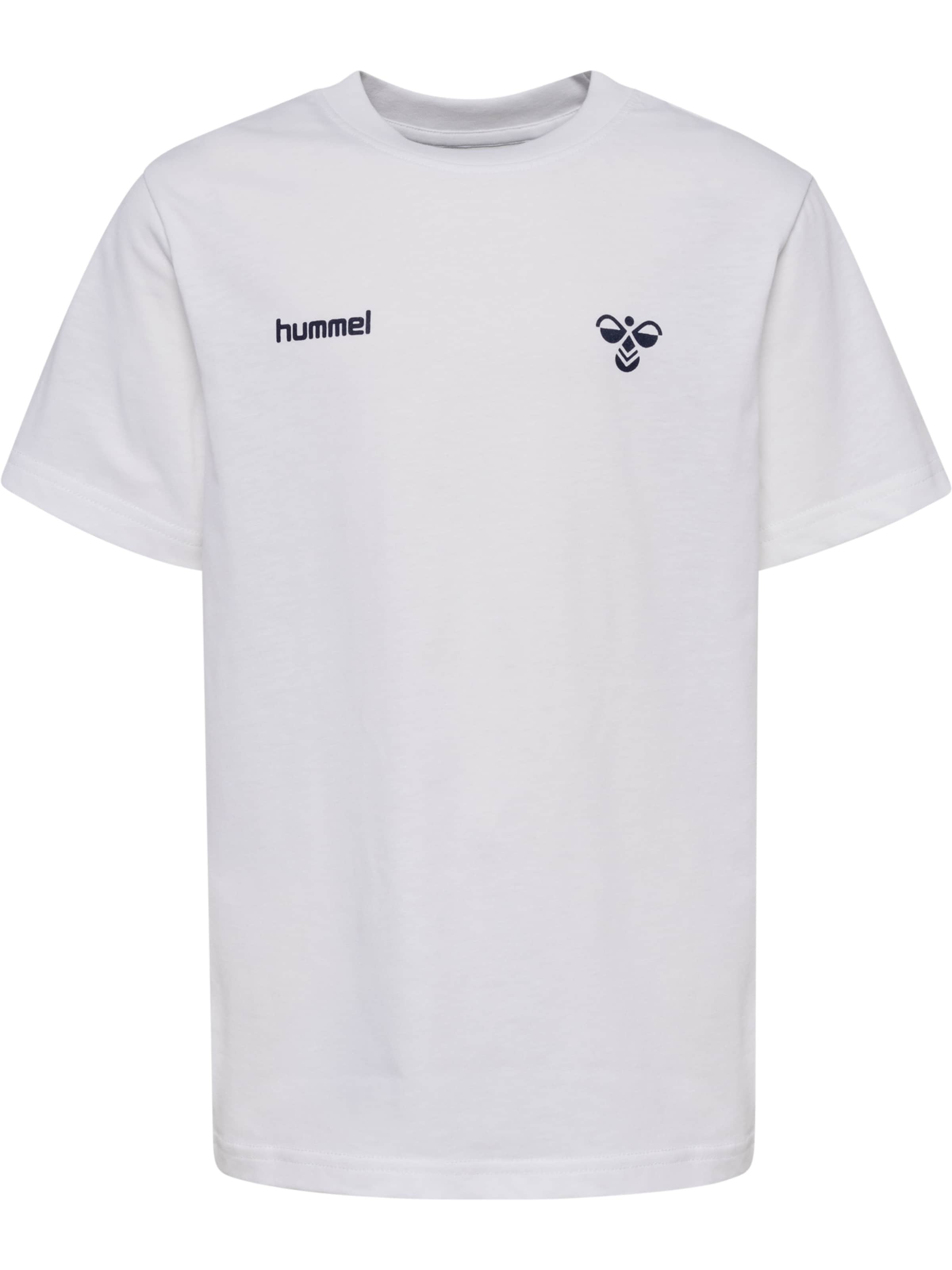T-Shirt fonctionnel Hummel en blanc : devant