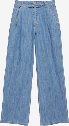 Pull&Bear Wide Leg Laskosfarkut värissä sininen: etupuoli
