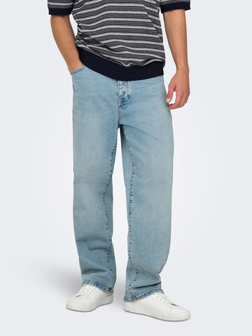 Only & Sons - Loosefit Vaquero 'ONSFade' en azul: frente