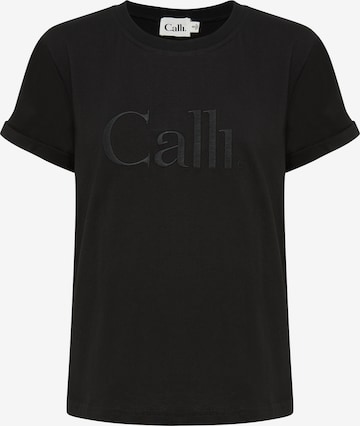 Calli T-shirt i svart: framsida
