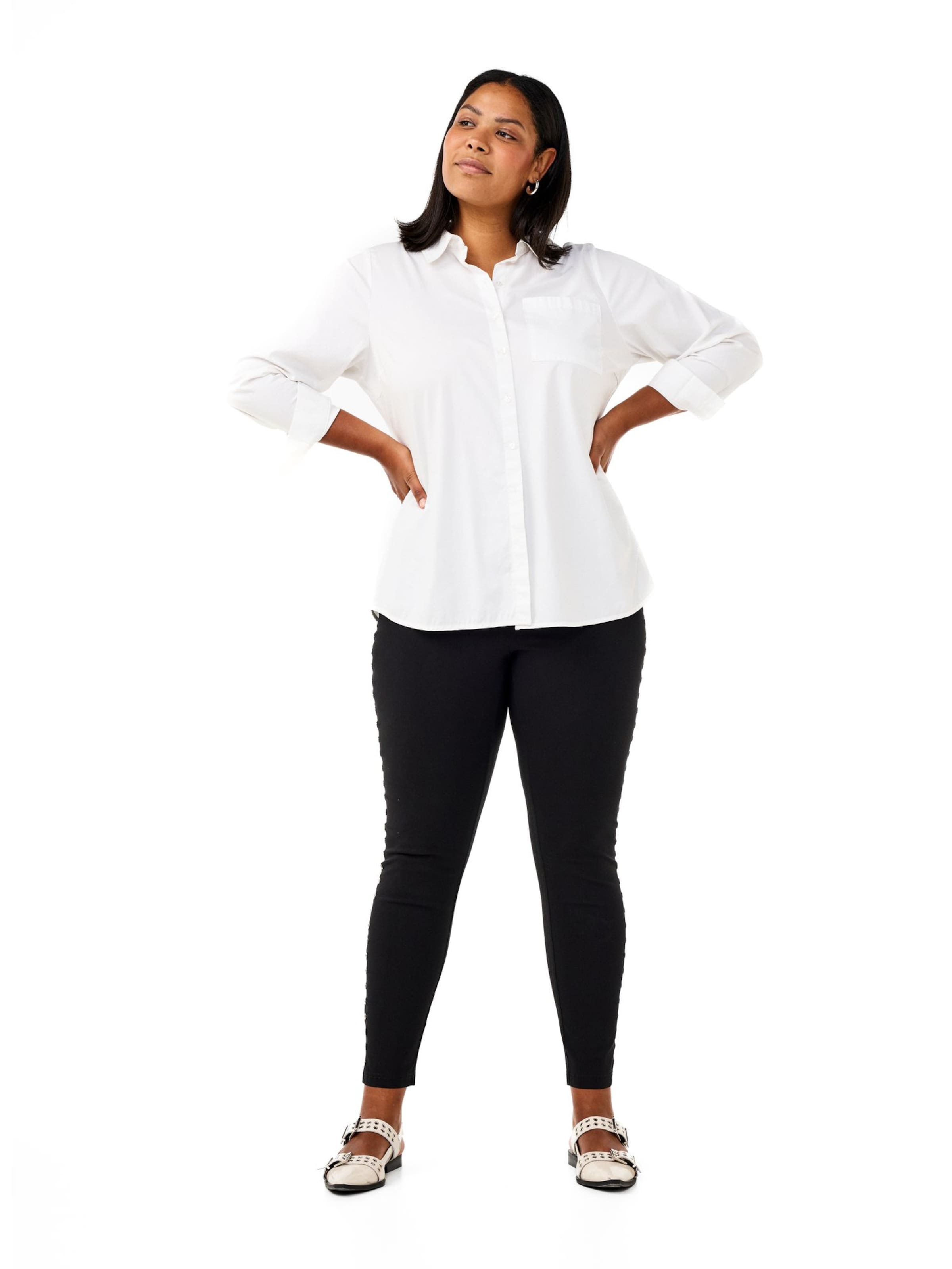 Zizzi - Skinny Leggings 'JEVA' en negro