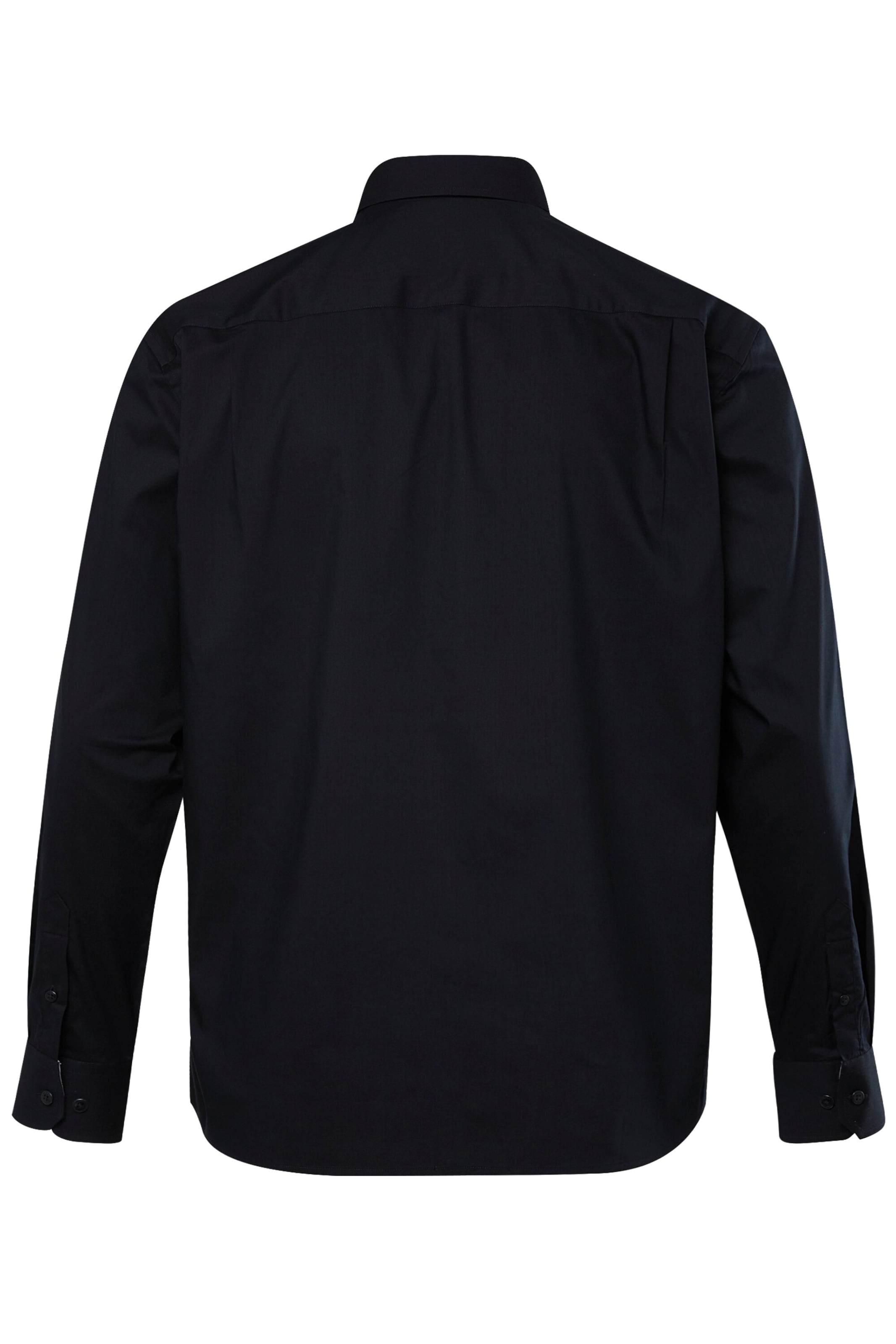 Boston Park Regular Fit Hemd in Schwarz