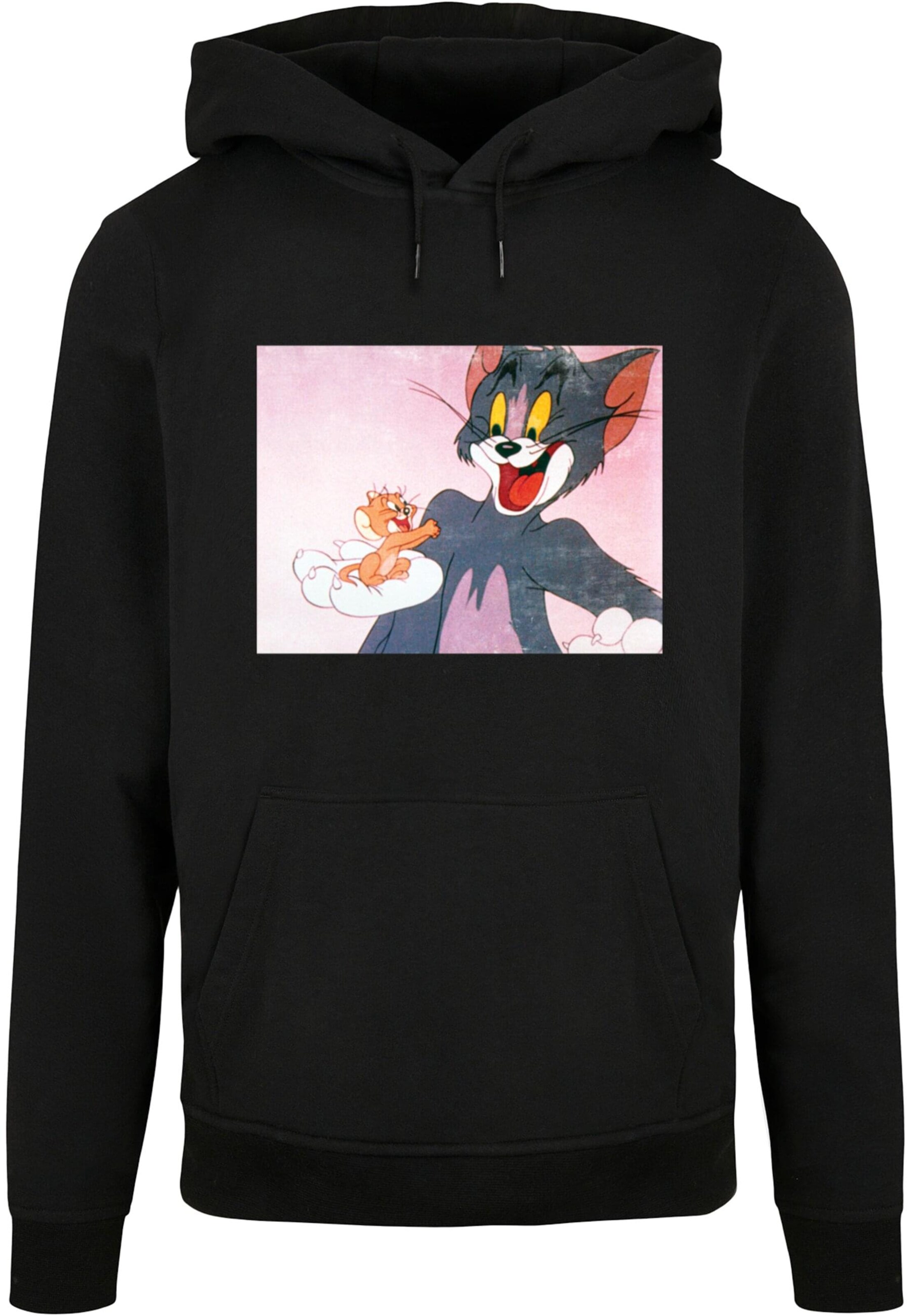 ABSOLUTE CULT Sweatshirt 'Tom And Jerry - Still One' in Black: front