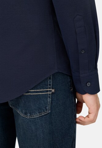 Boggi Milano Regular Fit Hemd in Blau