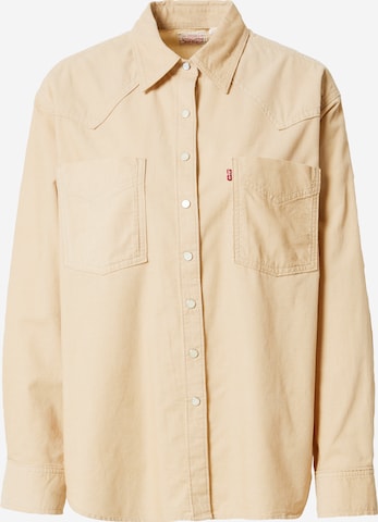 LEVI'S ® Bluse 'Donovan Western Shirt' i beige: forside