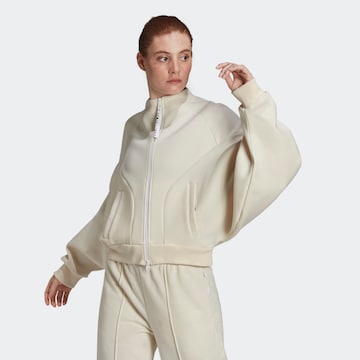 ADIDAS PERFORMANCE Αθλητική μπλούζα φούτερ σε λευκό: μπροστά