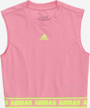 ADIDAS SPORTSWEAR - Top desportivo 'Dance' em rosa: frente