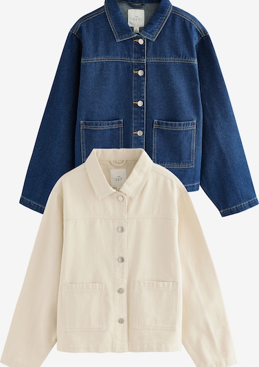 The Set Välikausitakki värissä ecru / tummansininen, Tuotenäkymä