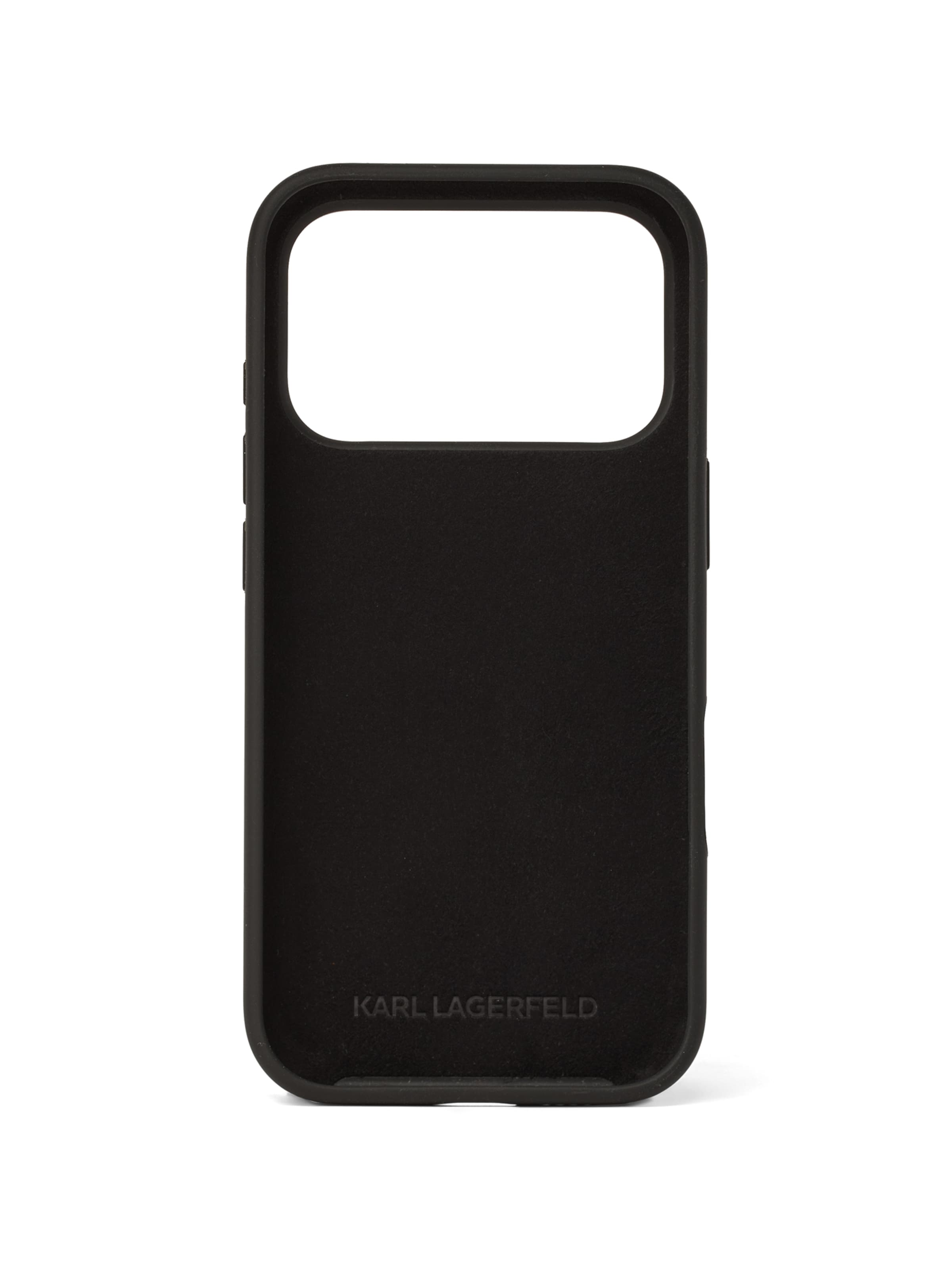 Karl Lagerfeld Mobilskal ' SIGNATURE IPHONE 17 PRO ' i svart