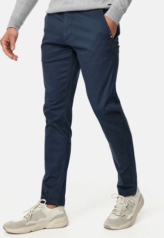 INDICODE JEANS Regular Chino trousers in Blue