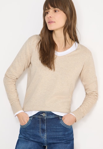 CECIL Sweater in Beige: front
