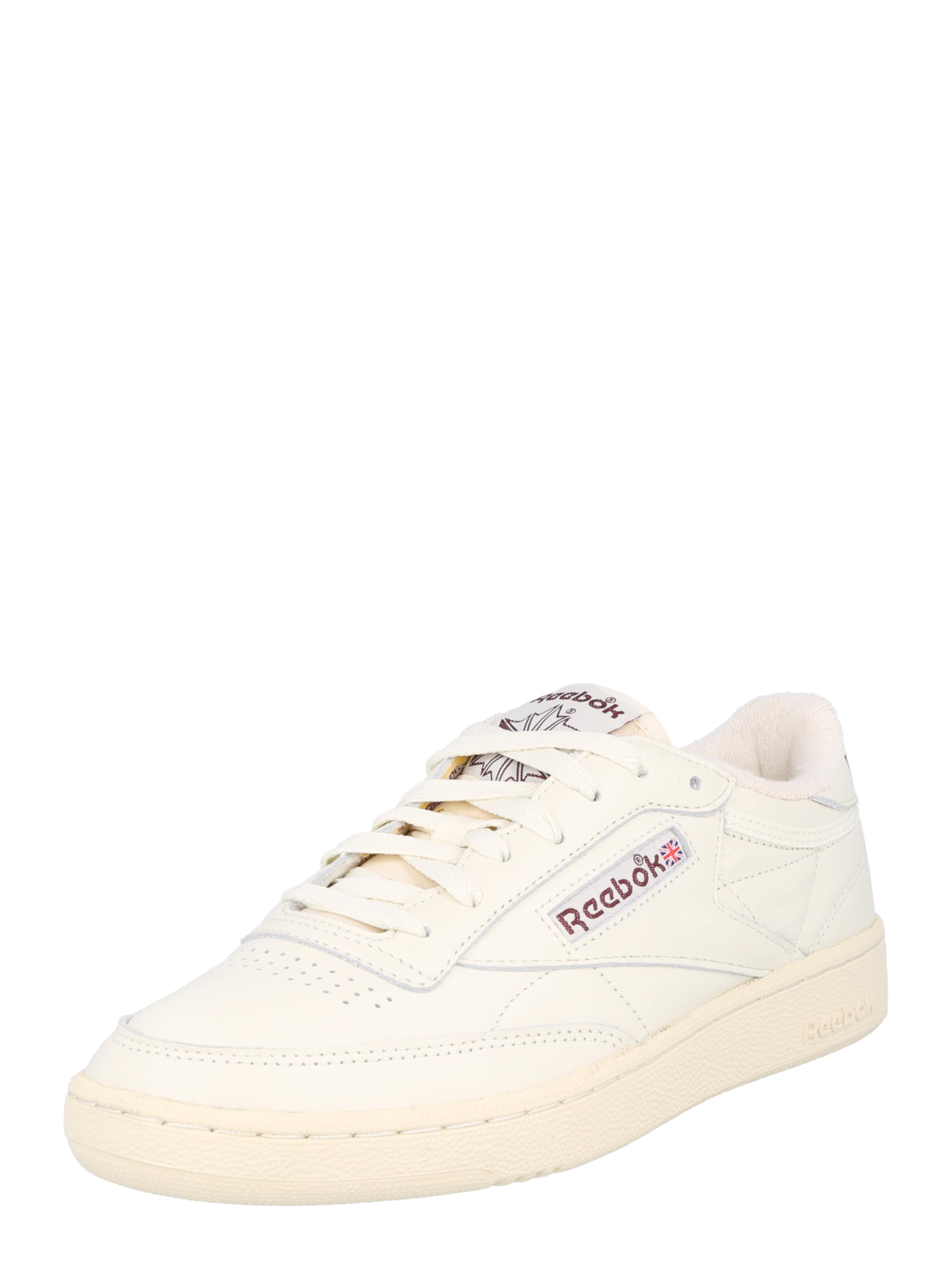 Sneaker bassa 'Club C 85' di Reebok in beige: frontale