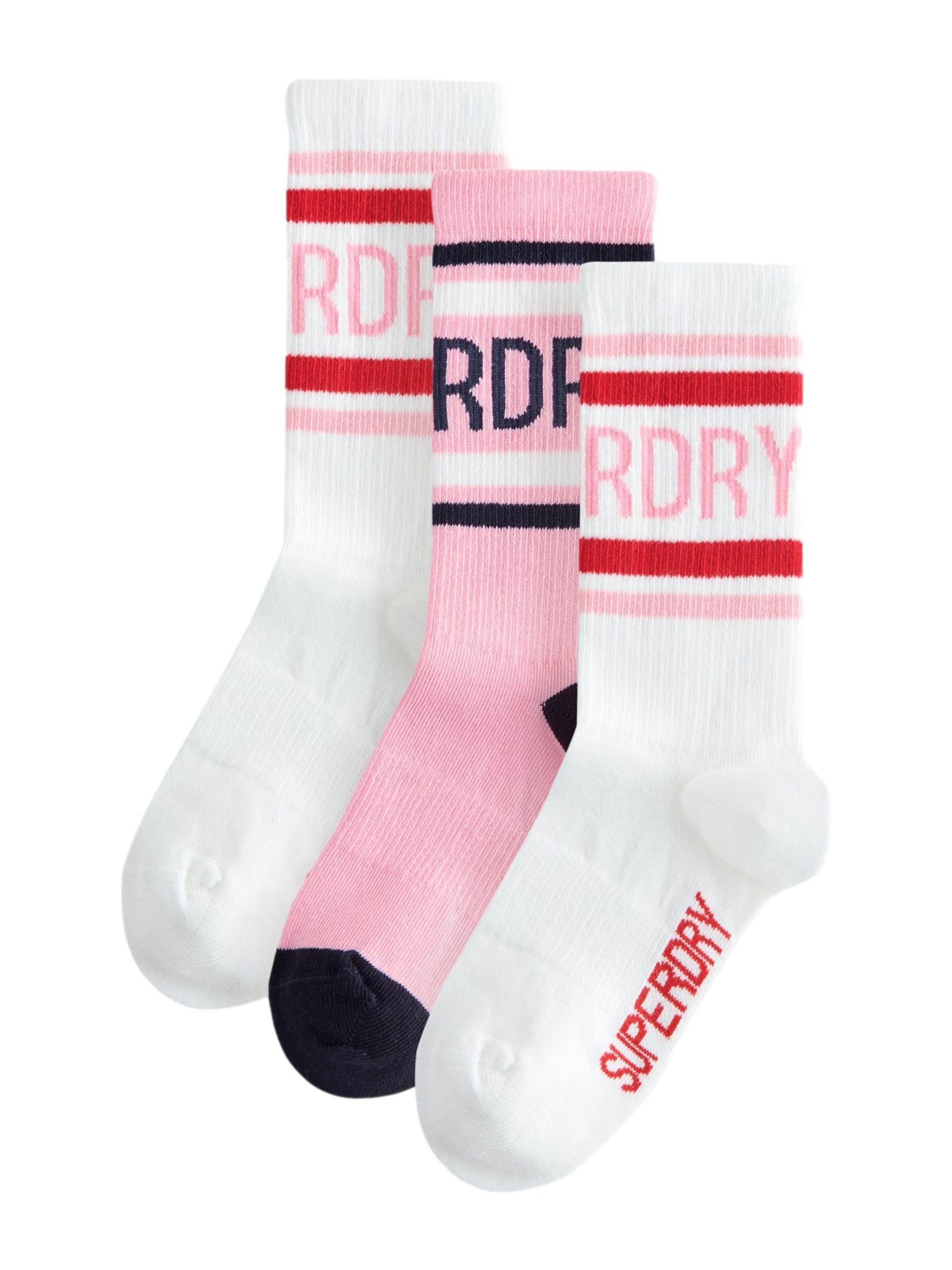 Superdry - Calcetines en rosa: frente