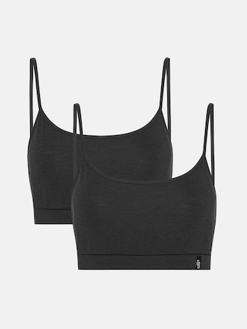 Copenhagen Bamboo Bustier BH i sort: forside