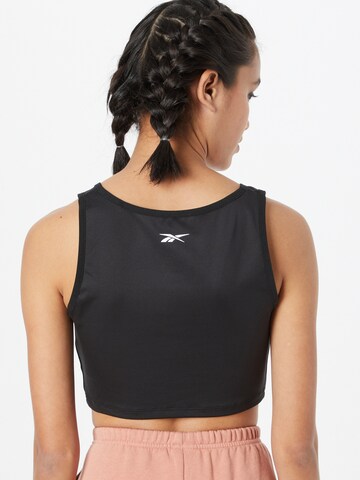 Reebok Sportovní top – černá