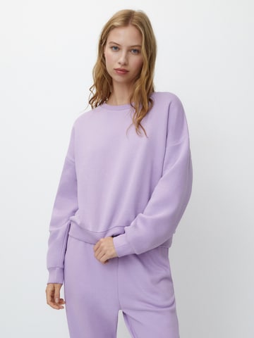 Pull&Bear Sweatshirt in Lila: predná strana