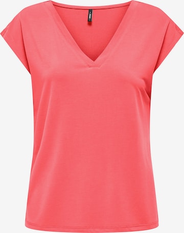 ONLY Тениска 'ONLFree' в оранжево: отпред