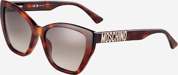 Occhiali da sole di MOSCHINO in marrone: frontale