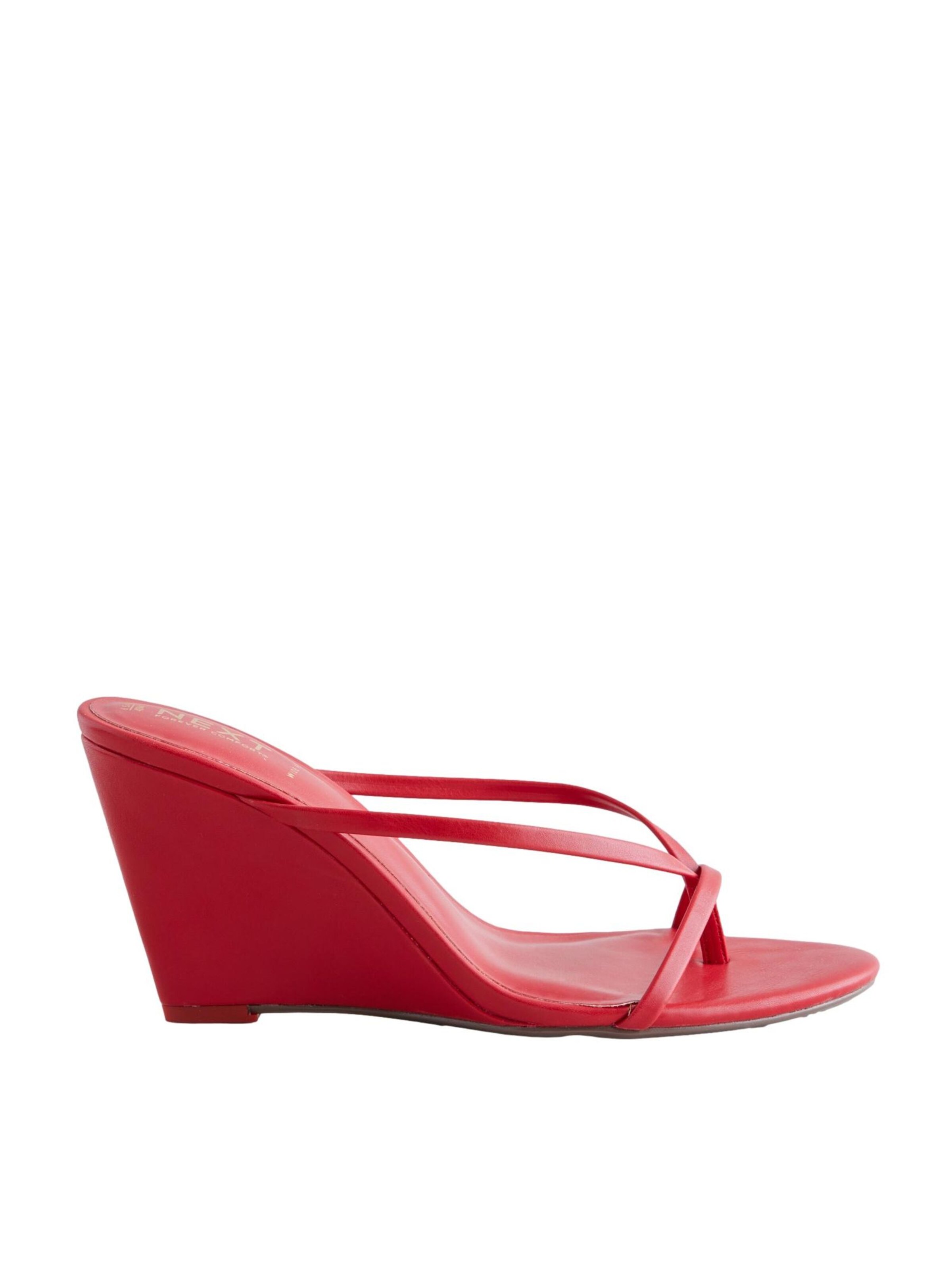 Next - Sandalias de dedo 'Forever Comfort' en rojo