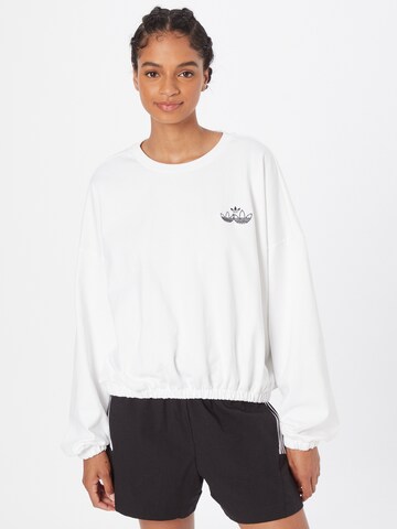 ADIDAS ORIGINALS Sweatshirt in Weiß: predná strana