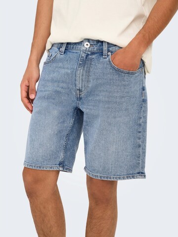 Only & Sons Regular Jeans 'ONSWEFT' in Blue