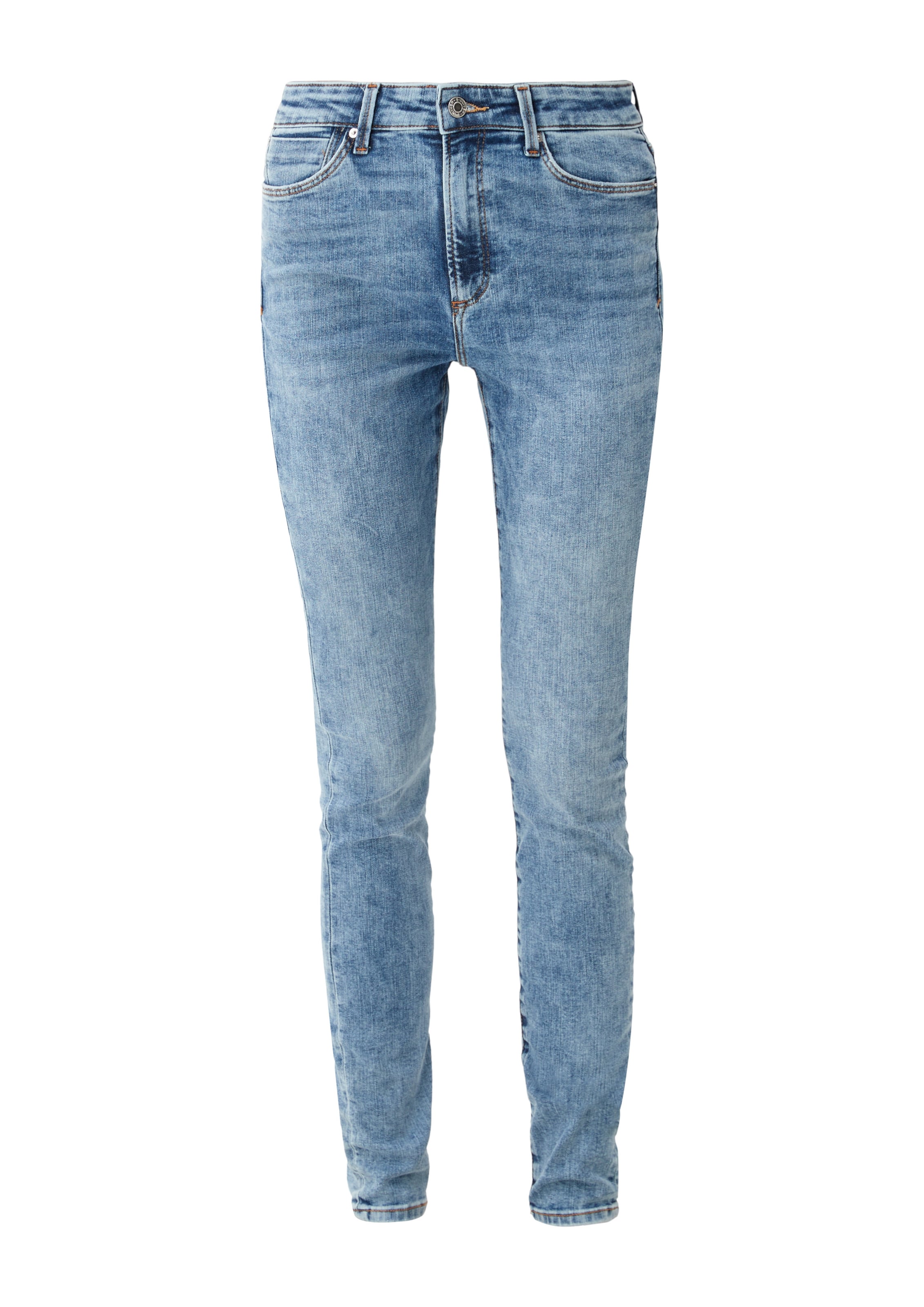 s.Oliver Skinny Jeans in Blau: Vorderseite