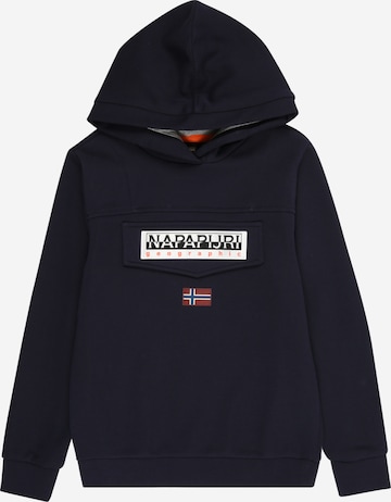 NAPAPIJRI Свитшот 'Burgee' в Синий: спереди