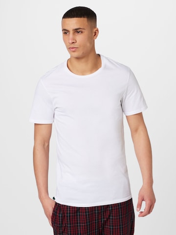 LACOSTE - Camiseta en blanco: frente