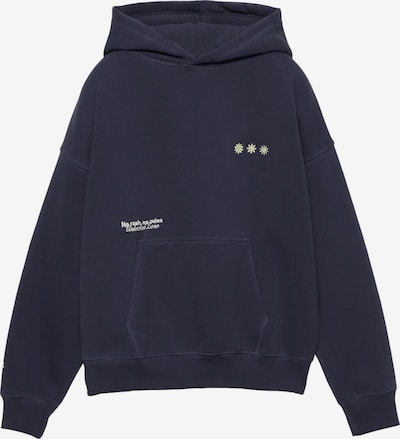 Pull&Bear Sweater majica 'PACIFIC' u bež / morsko plava / bijela, Pregled proizvoda