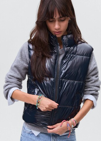 MANGO TEEN Vest 'Beret' in Blue